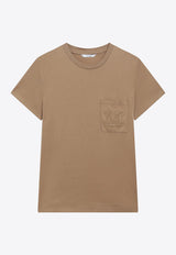 Max Mara Papaia Crewneck T-shirt Brown PAPAIACO/T_MAXM-003