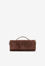 Brunello Cucinelli Essence Suede Handbag Brown MBDLB2815C9885_ESPRESSO_70014716