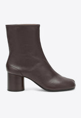 Maison Margiela Tabi 60 Leather Ankle Boots Brown S58WU0246P3753/T_MARGI-T2358