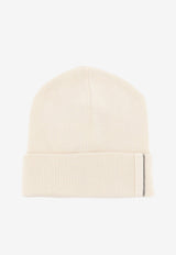 Brunello Cucinelli Ribbed Cashmere Beanie White M12163199C2832_English white_70014719