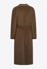 Max Mara Madame Iconic Double-Breasted Coat Brown MADAMEWO/T_MAXM-010