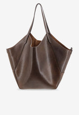 Brunello Cucinelli Duo Reversible Tote Bag in Lizard-Effect Leather Brown MBLZB2835C8279_TESTA MORO_70014770
