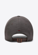 Brunello Cucinelli Logo Embroidered Baseball Cap Brown M252D9850CO/T_CUCIN-CSN11