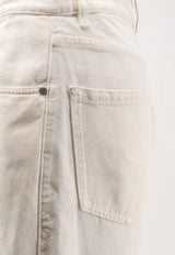 Brunello Cucinelli Logo Patch Boyfriend Jeans Beige M0H81P4075C1101_PANAMA_70014882