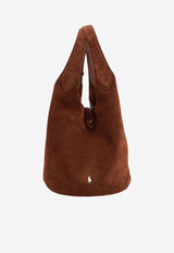 Polo Ralph Lauren Play Suede Shoulder Bag Brown 428P23824002_Cafe_70027121