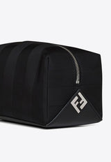 Fendi Lui Pequin Pouch Bag Black 7N0170B110/T_FENDI-F0GXN