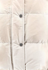 Brunello Cucinelli High-Neck Puffer Jacket Cream MH5257474C018_Sabbia_70014703