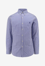 Polo Ralph Lauren Long-Sleeved Stripe Shirt Blue 710928254008_BLUEWHITEBENGALSTRIPE_70224423