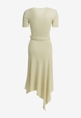 Alaïa Draped Midi Dress White AA9R3137J090D102_2c808503-cff7-4c2d-b7d9-4ebdef4a54ca