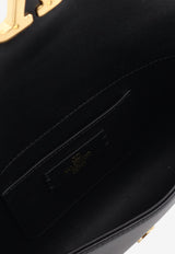 Valentino DeVain Leather Shoulder Bag Black 9W2B0T31ABM0NO_Black_70014443