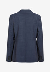 Max Mara Umico Double-Breasted Wool Blazer Blue MSTUMICOWO/T_MAXMS-008