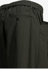 Sacai Typewriter Parachute Pants Dark Green 26-04043M531_9f6d3f71-3347-498d-9d58-b9365f17d123