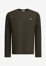 Stone Island Logo Patch Long-Sleeved T-shirt Green L2S152100031S0013V0078_15a1d7ed-6811-4744-9786-d2a6ed2b93ad