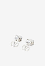 Signature VLogo Drop Earrings with Swarovski® Crystals