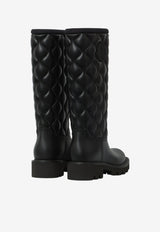 Moncler Kickstream Mid-Calf Rain Boots Black L209B4G00100-M9908-999