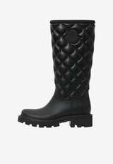 Moncler Kickstream Mid-Calf Rain Boots Black L209B4G00100-M9908-999