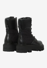 Moncler Aurea Leather Ankle Boots Black L209B4F00040-M9934-999