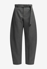 Sacai Curved-Leg Tailored Wool Pants Gray 26-08572301_dd586be9-02c5-4d84-93c0-292350561745