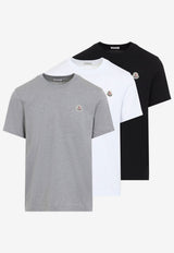 Logo Patch T-shirts - Set of 3