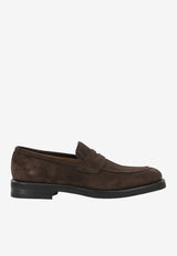 Ferragamo Stefano Suede Leather Loafers Brown 0796275_f422d713-1002-451d-884c-26274fc7874f