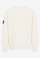 Compass Patch Ribbed Sweatshirt