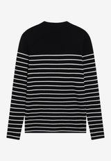 Dolce & Gabbana Striped Wool Sweater Navy GXXCJTJDVID/T_DOLCE-B0789