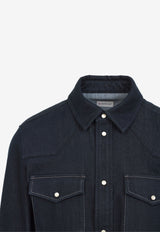 Long-Sleeved Denim Shirt