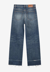 Chloé Bootcut Faded Jeans Blue CH26ADP43159/T_CHLOE-40B