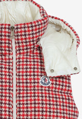 Niverolle Houndstooth Hooded Vest