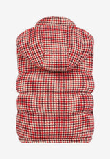 Niverolle Houndstooth Hooded Vest