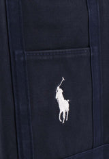 Polo Ralph Lauren Logo Embroidered Denim Tote Bag Blue 405P02124002_NAVYNAVY_70224521
