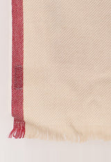 Brunello Cucinelli Wool Cashmere Scarf Pink MSC665ORCJ007_XBCNES_70014768