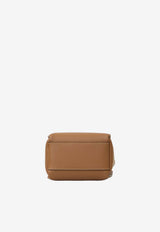 Tod's Micro Hammered Leather Top Handle Bag Brown XBWAPAR0000-QRI-S410