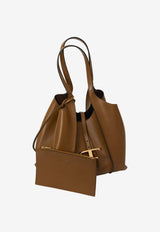Tod's Small T Timeless Tote Bag Brown XBWTSBA0200-XSO-S600