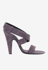 Alaïa Cone 110 Suede Sandals Purple AA3S2017I117U16_VERT CAMOUFLAGE_70166764