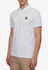 Moncler Logo Patch Piqué Polo T-shirt White L20918A00013-84556-032