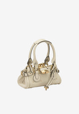 Chloé Small Paddington Leather Handbag White CH26SS805P7520S_f604f7f6-4fe5-4fd0-9e97-44408a5cf61b
