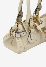 Chloé Small Paddington Leather Handbag White CH26SS805P7520S_f604f7f6-4fe5-4fd0-9e97-44408a5cf61b