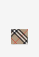 Vintage Check Tech Bi-Fold Wallet