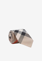 Checked Silk Tie