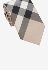Checked Silk Tie