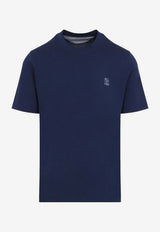 Logo Embroidered Crewneck T-shirt