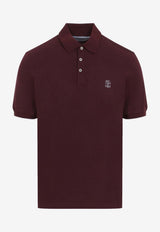 Logo Embroidered Polo T-shirt