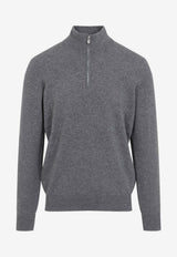 Half-Zip Cashmere Sweater