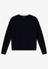 Loro Piana Parksville Cashmere Sweater Blue FAM9054W000_BLUE NAVY_70281594