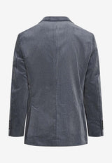 Corduroy Suit-Style Blazer
