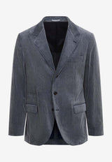 Corduroy Suit-Style Blazer