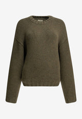 Khaite Gemma Knitted Cashmere Sweater Green 18273645777_55054d9d-810a-43c5-b2f1-23774a78be8e