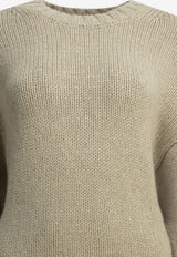 Khaite Gemma Knitted Cashmere Sweater Cream 18273645869_2cb41885-4184-4b98-8e3f-0fd793310356