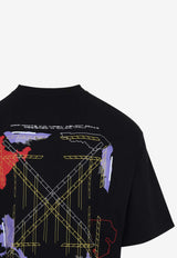 Archigeography Arrow Skate Printed T-shirt